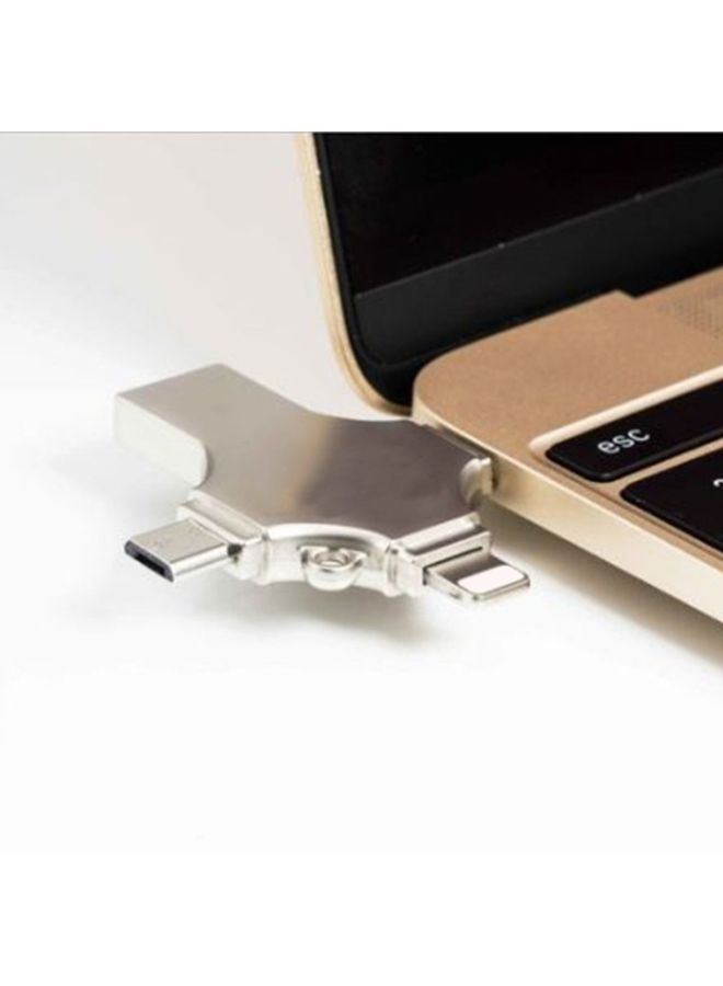 فلاش درايف 4 في 1 بمنفذ USB 3.0 وآخر Type-c 8 GB - Image 2